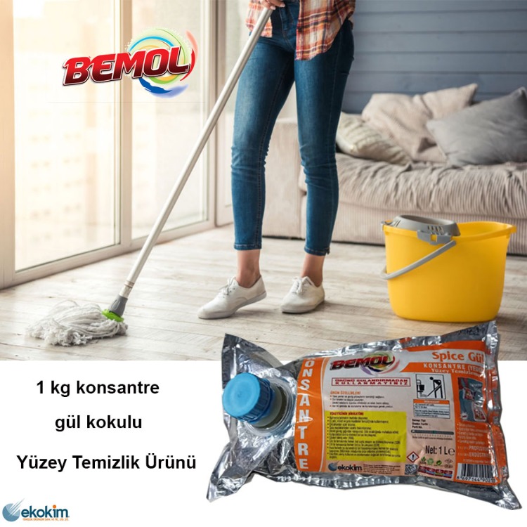 BEMOL SPİCE GÜL KONSANTRE YÜZEY TEMİZLEME MAD.- 1 KG