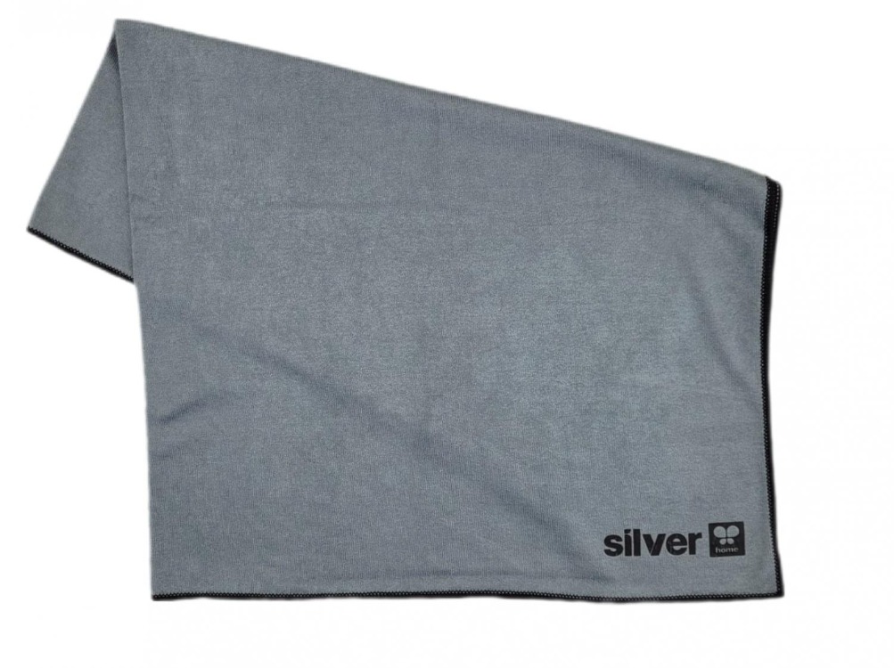 Silver Home 40x40 cm Premium Cam Bezi-Gri