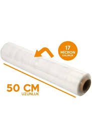   PALET STRECH FİLM 17 MİKRON 2 KG ŞEFFAF 50X300