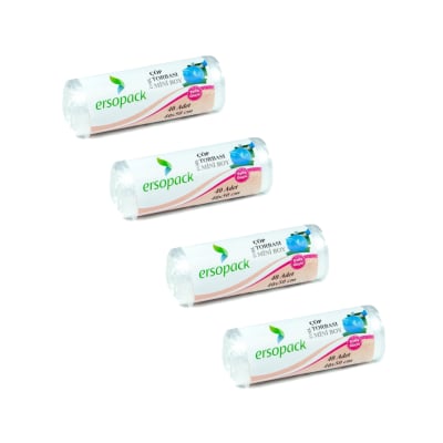    EVSEL ÇÖP POŞETİ 40*50 MİNİ BOY ŞEFFAF ERSOPACK