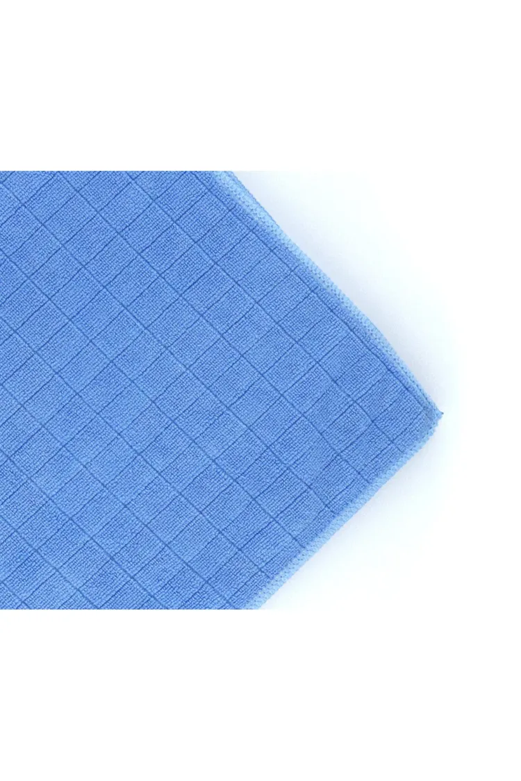 Silver home 40x40 Universal Kareli Temizlik Bezi (Mavi-gri)-Kartela