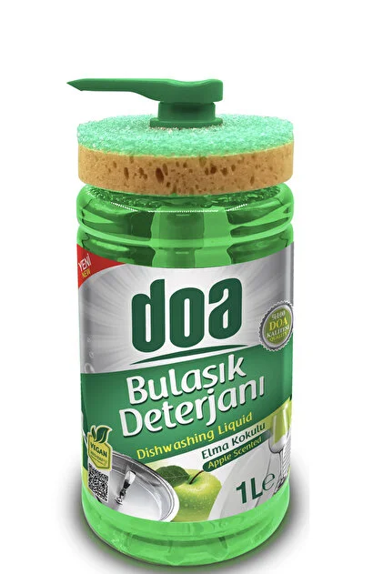 DOA SIVI BULAŞIK DETERJANI SÜNGERLİ 1L