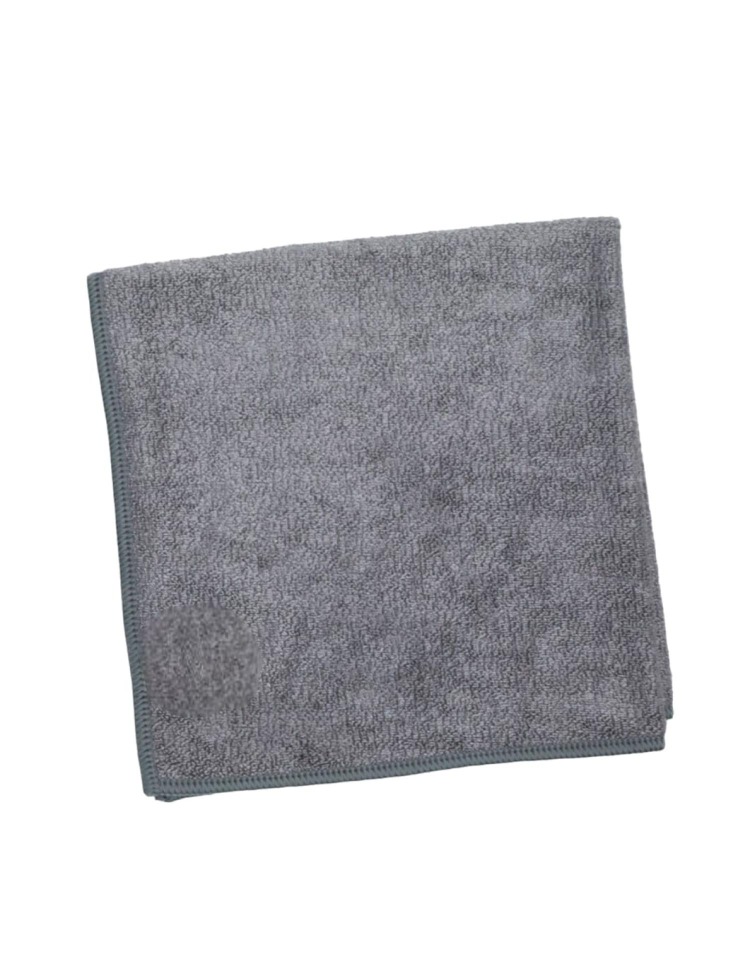 Silver home 40x40 Universal Parlak Doku Temizlik Bezi (Gri-mavi-pembe)-Kartela