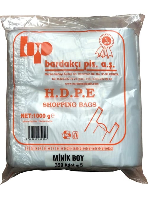 HIŞIR POŞET ŞEFFAF MİNİ BOY