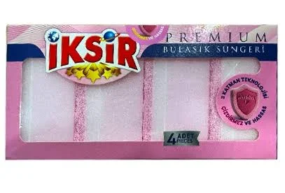 İksir Pembe Sünger 4lü paket