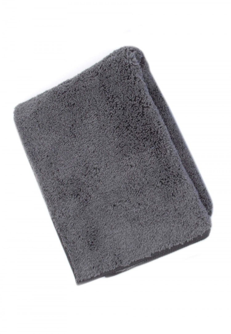 Silver home 40X40 cm Havlu Mikrofiber Overloklu Temizlik Bezi-Gri
