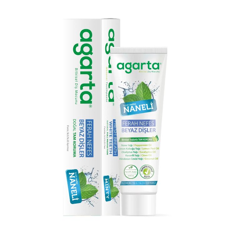 AGARTA DOĞAL NANELİ DİŞ MACUNU 100 ML/130 GR