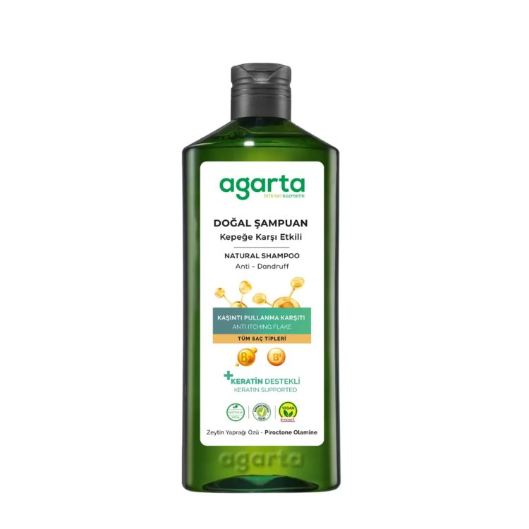 AGARTA DOĞAL KEPEĞE KARŞI ETKİLİ KORUMA ŞAMPUAN 400 ML