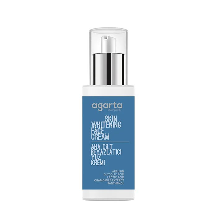 AGARTA DOĞAL AHA CİLT BEYAZLATICI YÜZ KREMİ CİLT YENİLEME KREMİ - LEKE GİDERİCİ 50 ML