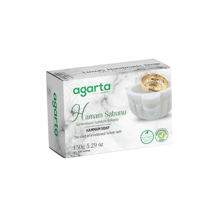 AGARTA DOĞAL EL YAPIMI HAMAM SABUNU 150 GR