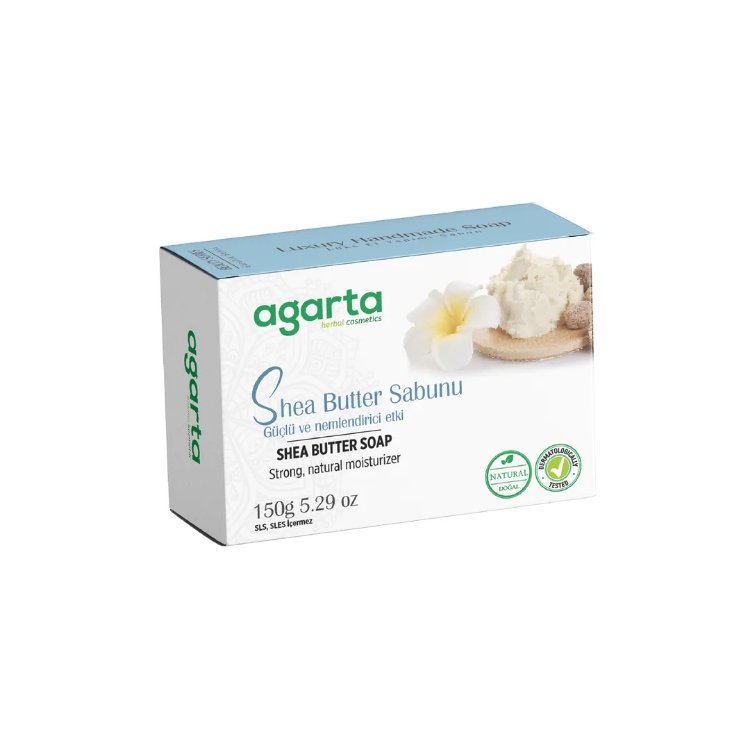 AGARTA DOĞAL EL YAPIMI SHEA BUTTER SABUNU 150 GR