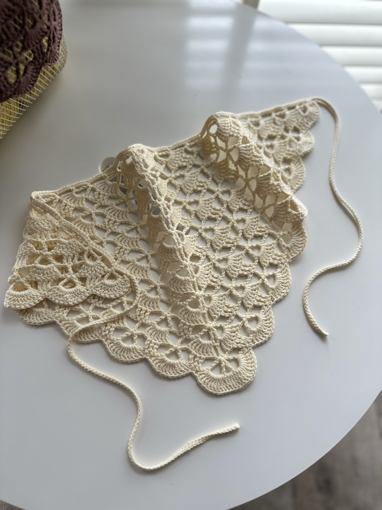 Pinterest bandana (tereyağ sarısı)