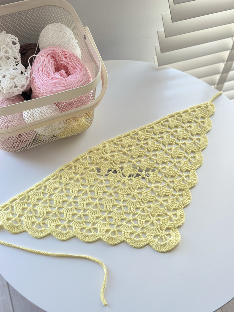 Pinterest bandana Sarı (ön sipariş) hazırlık süresi ( 1 hafta )