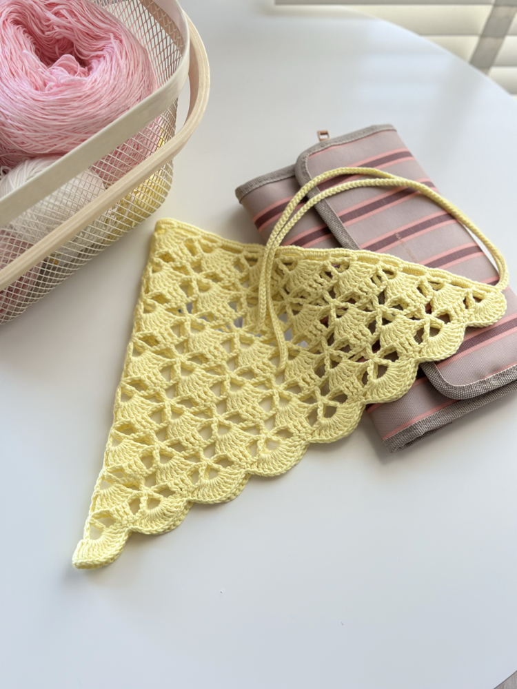 Pinterest bandana Sarı (ön sipariş) hazırlık süresi ( 1 hafta )