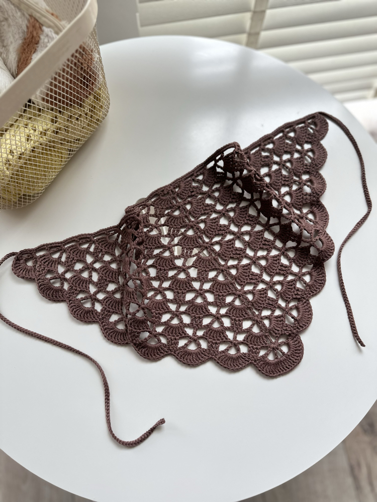 Pinterest bandana kahverengi (ön sipariş ) hazırlık süresi ( 1 hafta )