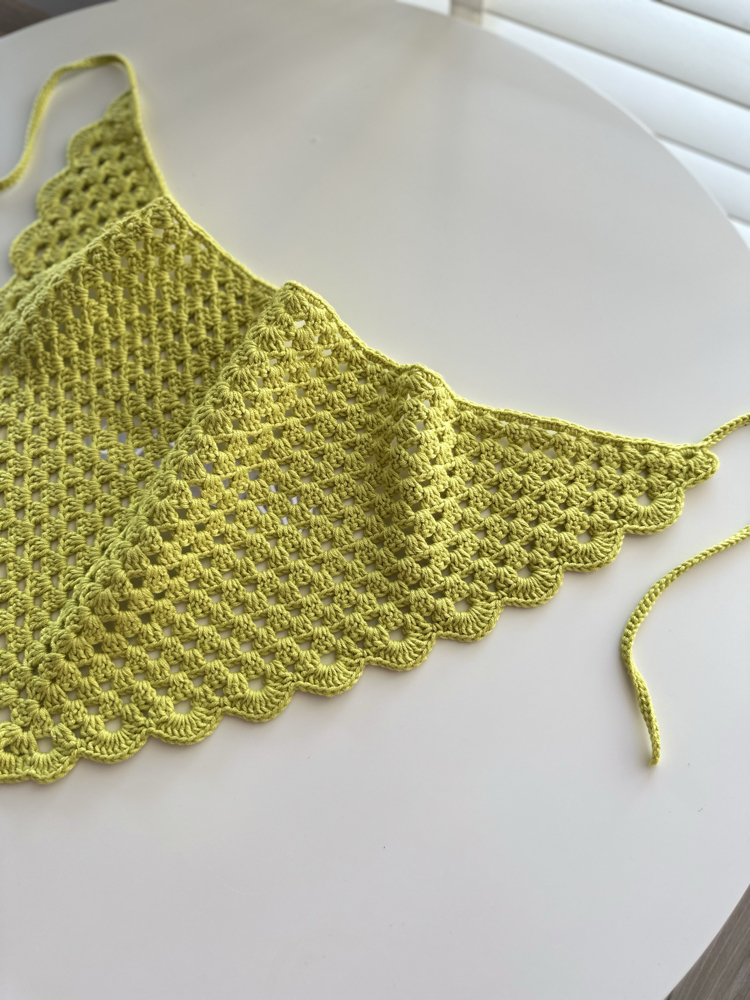 Fıstık yeşili bandana (yetişkin)