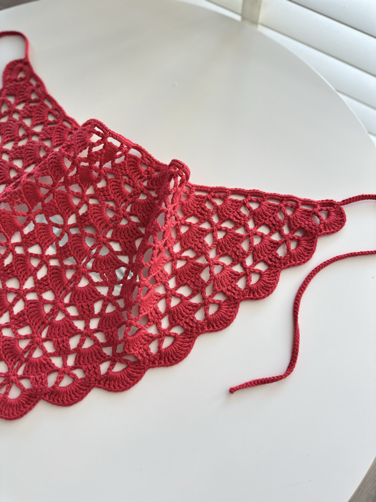 Pinterest bandana (kırmızı) yetişkin