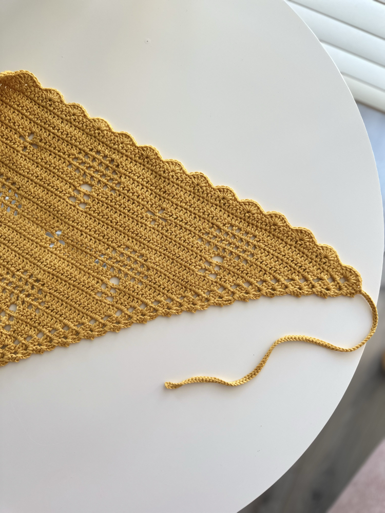 Mantar vintage bandana (hardal rengi) yetişkin