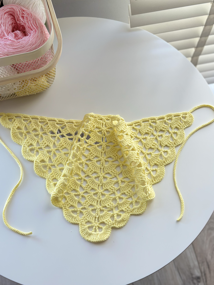 Pinterest bandana Sarı (ön sipariş) hazırlık süresi ( 1 hafta )