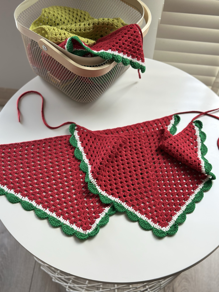 Karpuz bandana (çocuk ölçü)