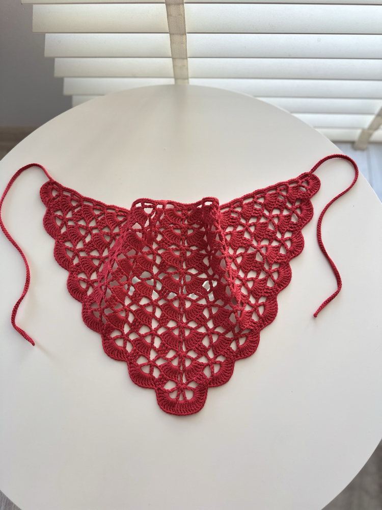 Pinterest bandana (kırmızı) yetişkin