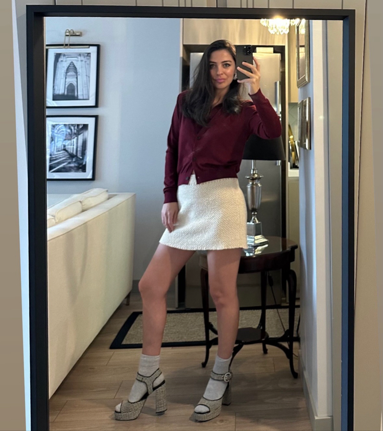 Massimo Dutti Model Hırka / Cherry Renk