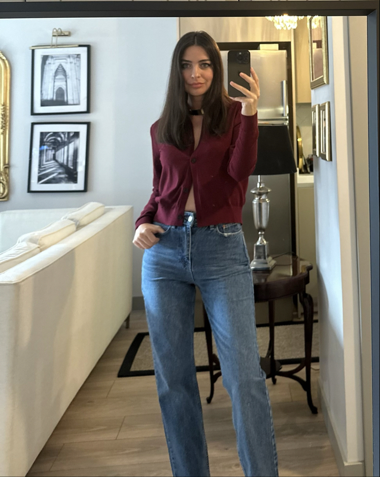 Massimo Dutti Model Hırka / Cherry Renk