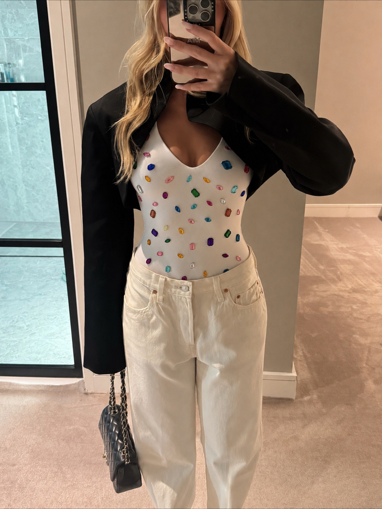 Lolly Bodysuit Beyaz