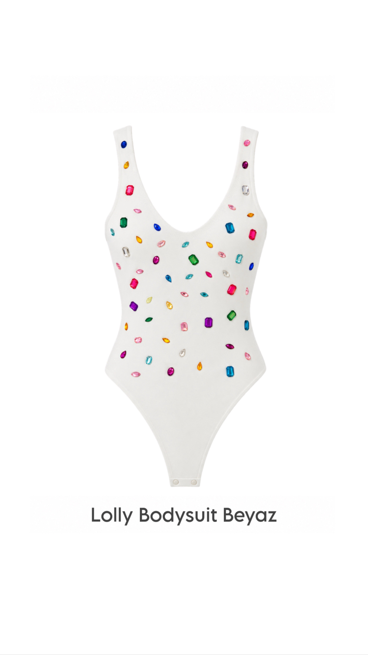 Lolly Bodysuit Beyaz