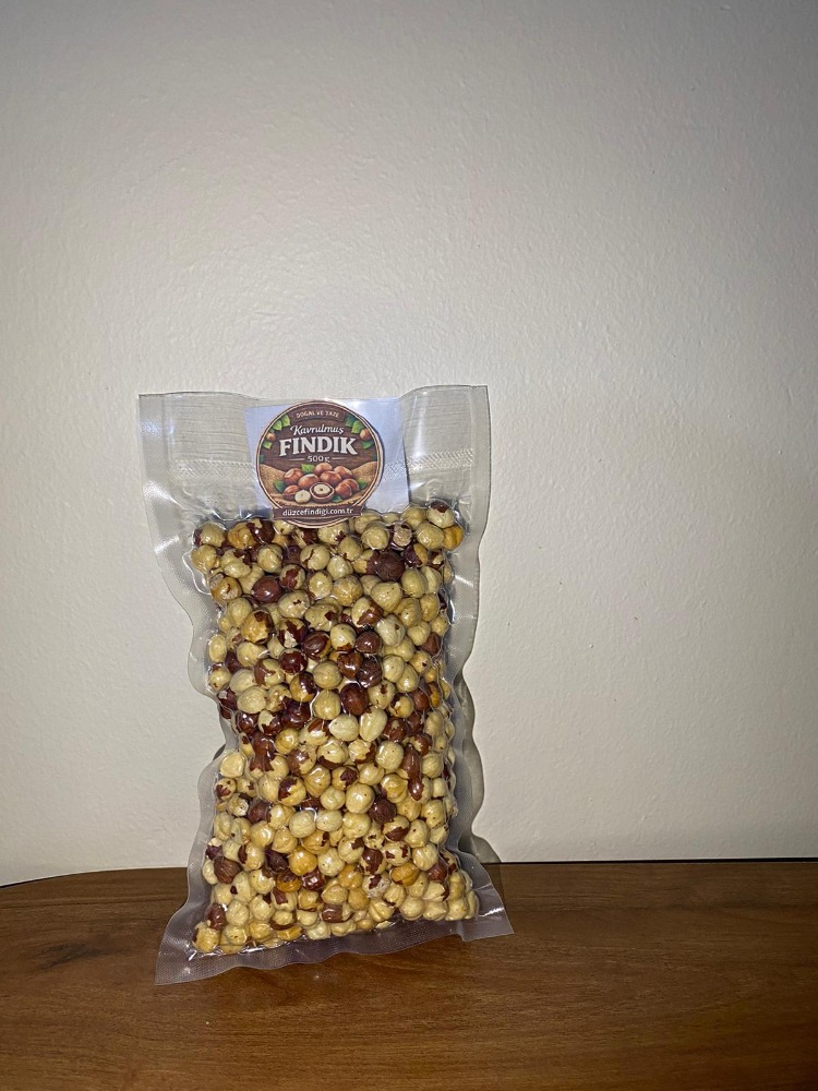 Vakumlu Taze Kavrulmuş Düzce Fındığı - 500 gr