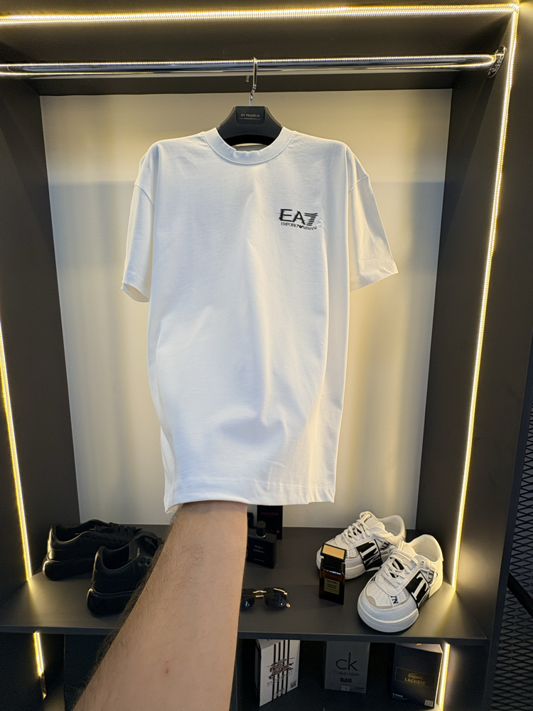 EA7 Premium Beyaz Tişört