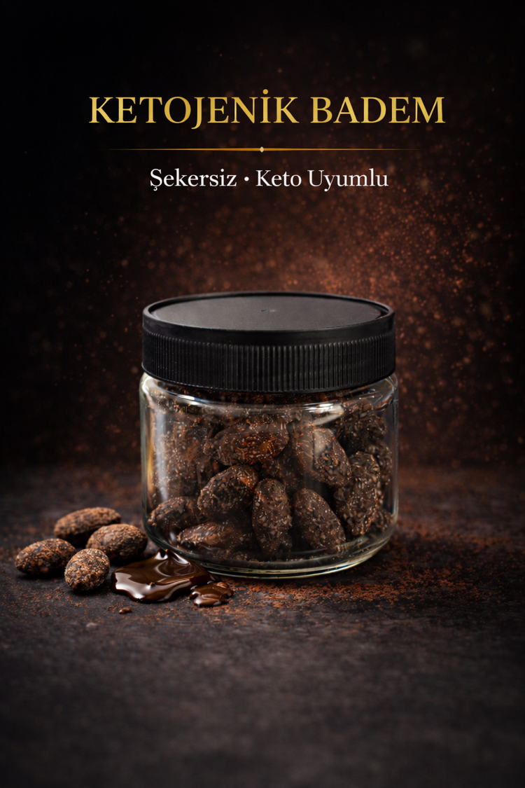 Ketojenik Çikolatalı Badem 