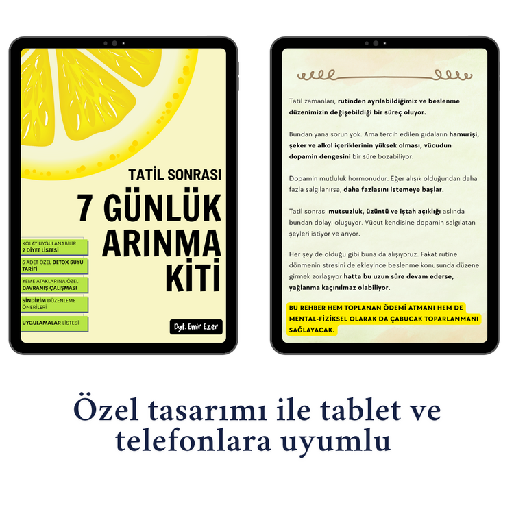 7 GÜNLÜK ARINMA KİTİ