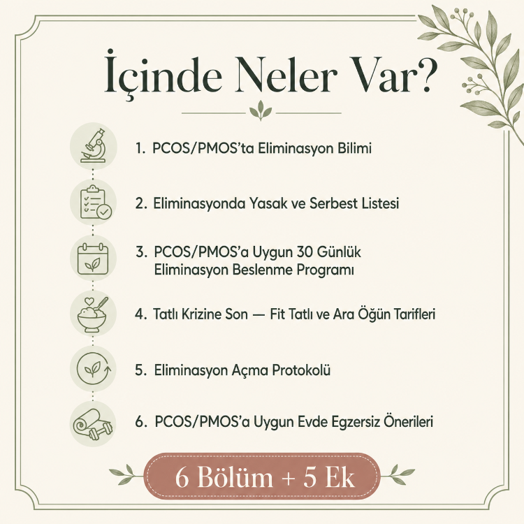 30 Günde PCOS/PMOS Reset: Beslenme, Hareket ve Denge Rehberi
