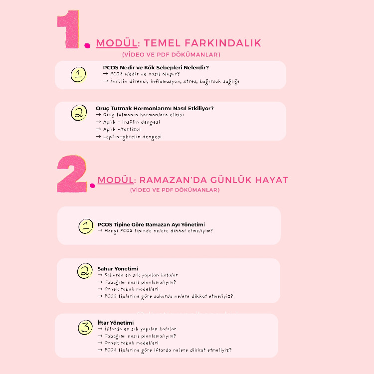 PCOS'ta Dengeli Ramazan Rehberi