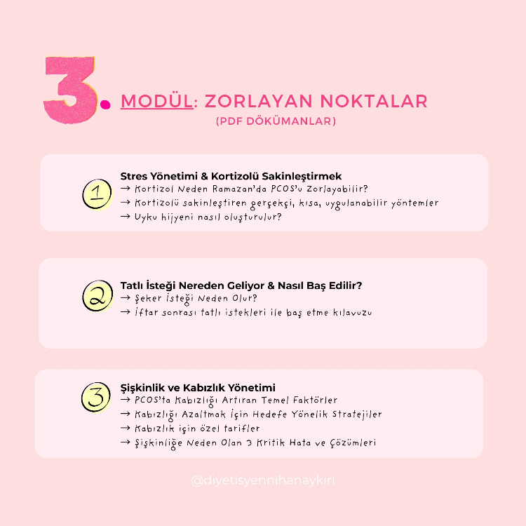 PCOS'ta Dengeli Ramazan Rehberi
