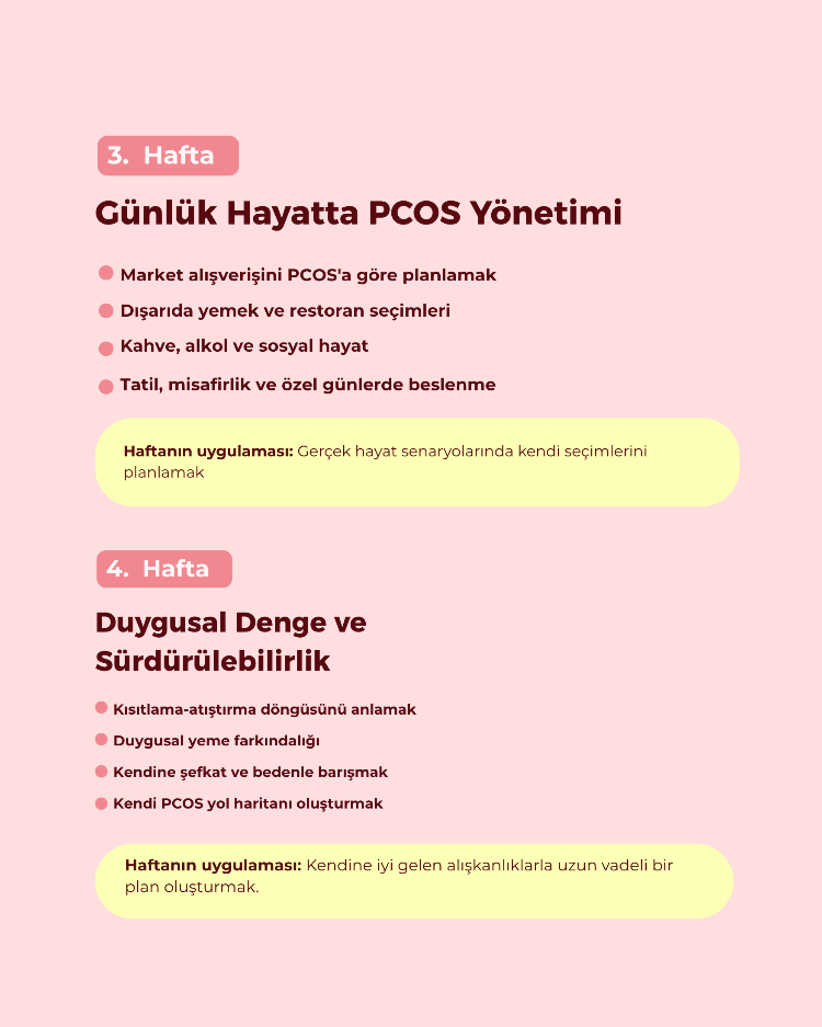 PCOS / PMOS YOL HARİTAM