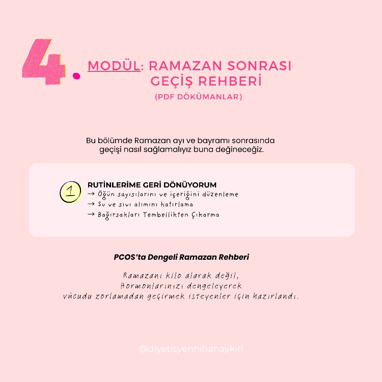 PCOS'ta Dengeli Ramazan Rehberi