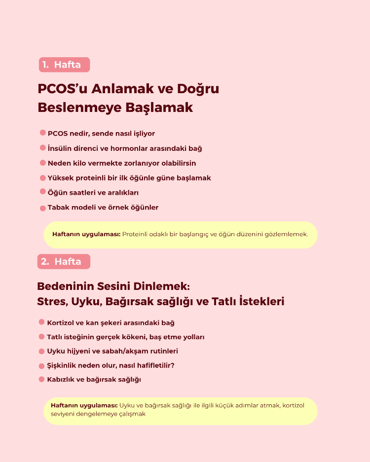 PCOS / PMOS YOL HARİTAM