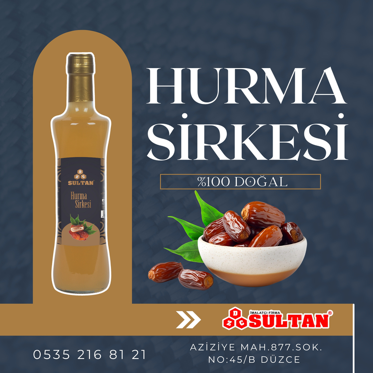 Hurma Sirkesi %100 Doğal