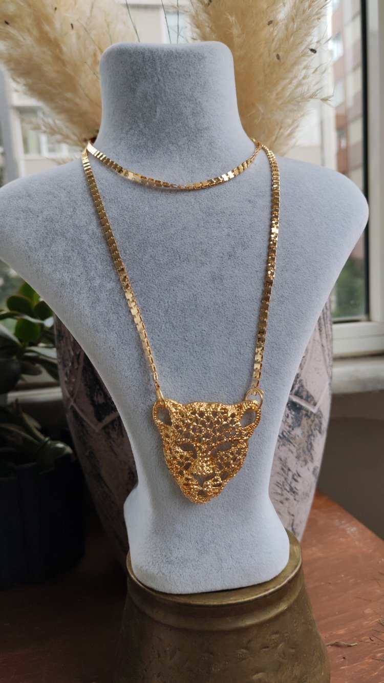 Leopar kolye