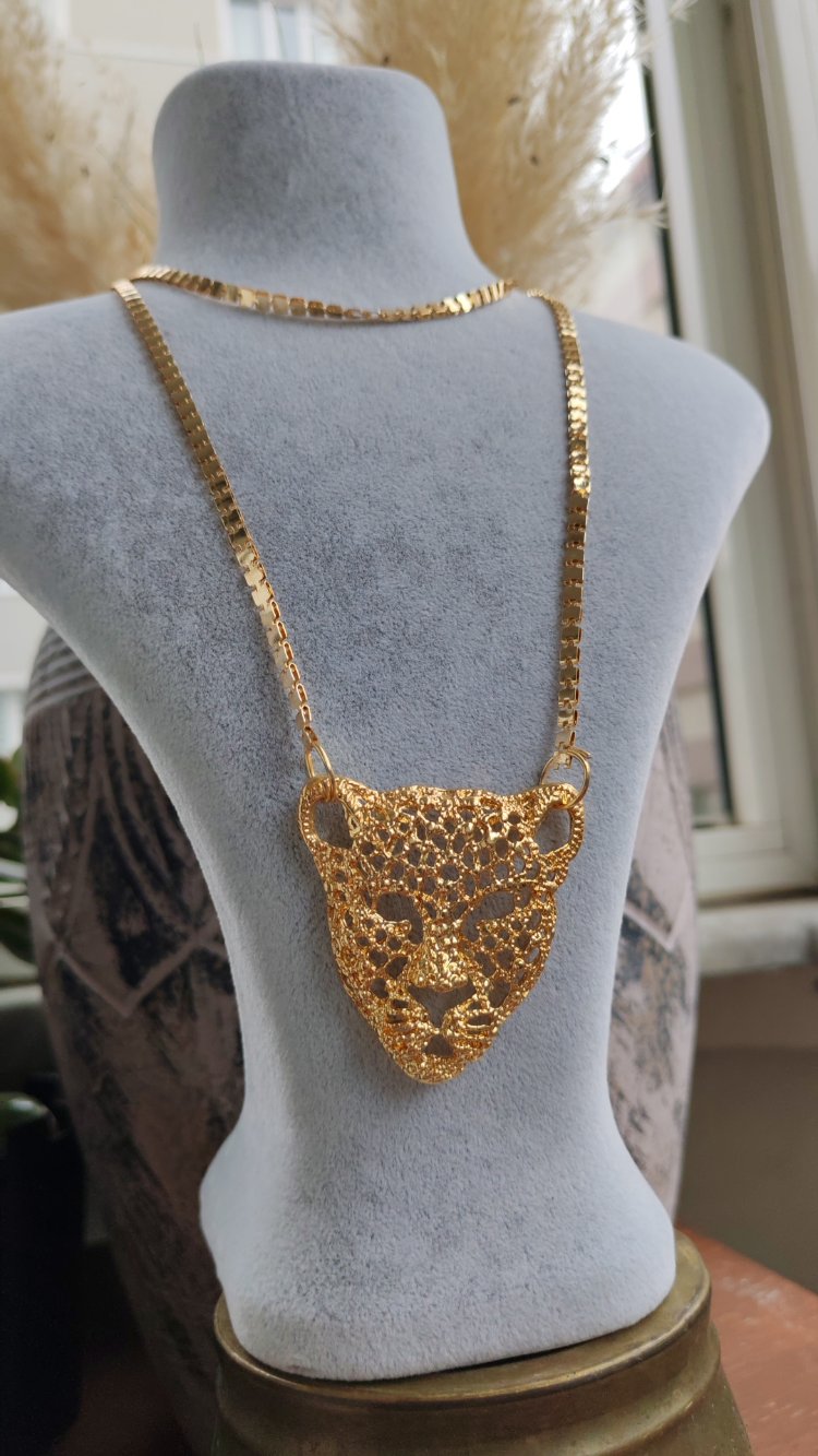 Leopar kolye