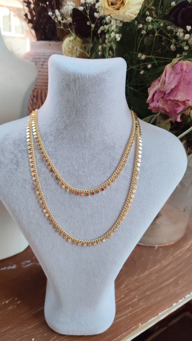14k vip pul kolye