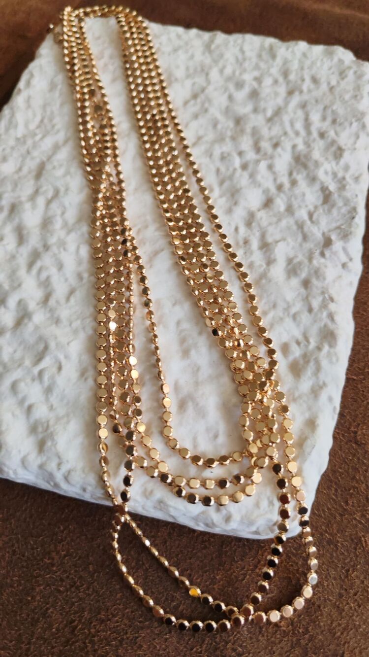 Xuping ezme kolye 60 cm 18k