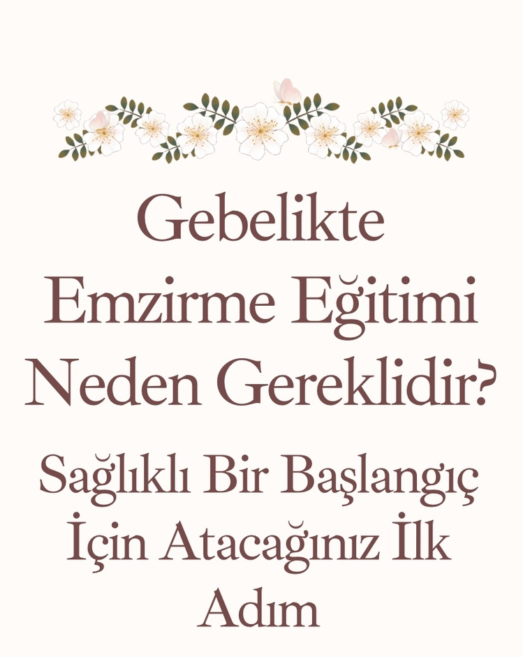 Gebelik Dönemi Emzirme Eğitimi