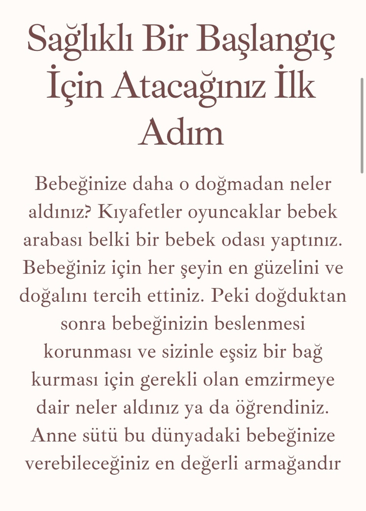 Gebelik Dönemi Emzirme Eğitimi