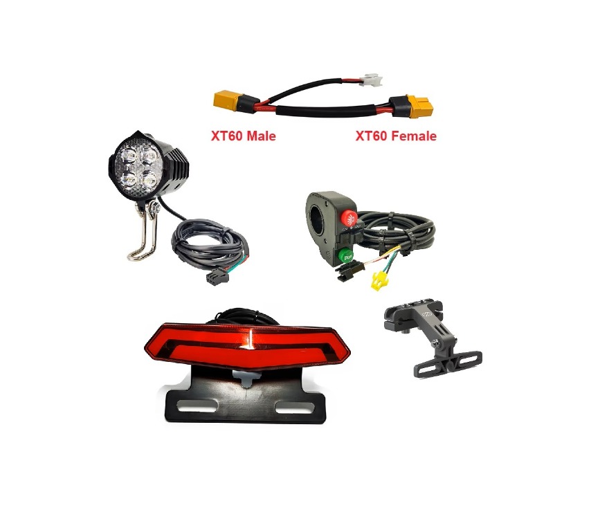 Elektrikli Bisiklet Scooter FAR KORNA STOP Sinyal Düğme Seti E Bike 24V-60V