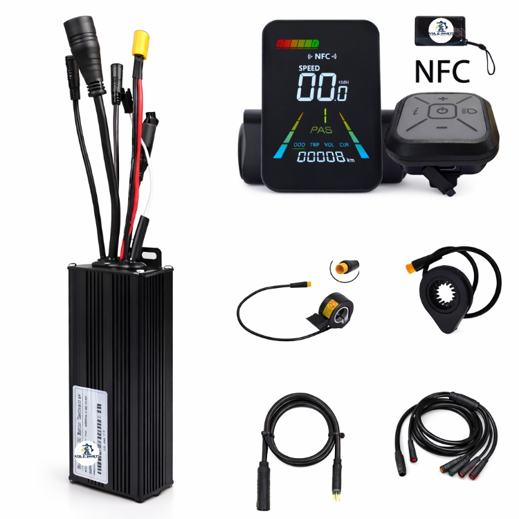 E Bike 1000Watt 1500Watt Beyin Controller ve EKRAN Seti E-Bike Beyin Ekran Seti Elektrikli Bisiklet
