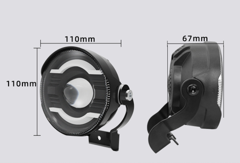Elektrikli Bisiklet YUVARLAK ŞERİT ÖN FAR LED E-Bike Aydınlatma