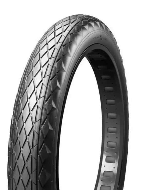 20x4 Zırhlı Kalın Teker FAT Bike Dış Lastik E-Bike Siyah Chao Yang